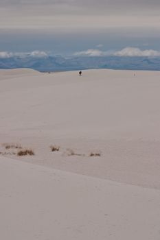 White Sands National Monument is a U.S. National Monument located about 25 km (15 miles) southwest of Alamogordo in western Otero County and northeastern Dona Ana County in the state of New Mexico
