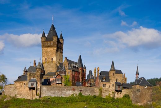 Reichsburg castle in Cochem, Germany.