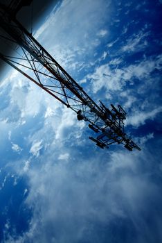 Space station structure on the orbit