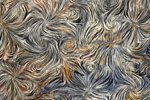 Abstract image - texture a la Vinvent van Gogh