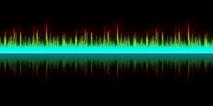 An image of a nice sound wave background