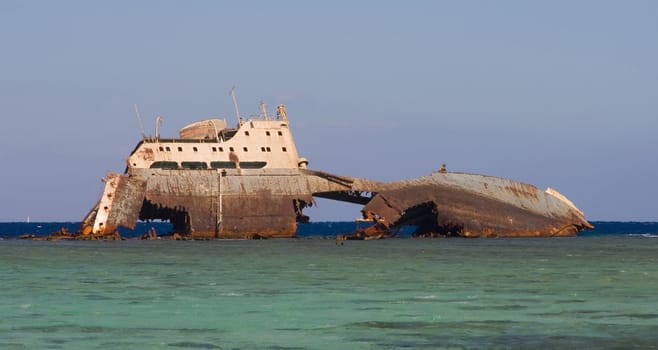 ship wreck sharm-el-sheikh sinai red sea