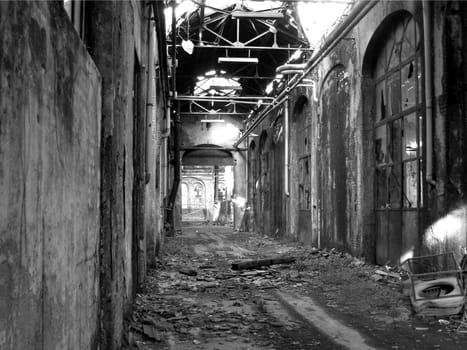 Abandoned factory industrial archeology architecture