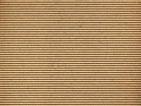 Brown corrugated cardboard sheet useful as a background
