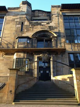 The Glasgow School of Art designed in 1896 by Scottish architect Charles Rennie Mackintosh, Glasgow, Scotland