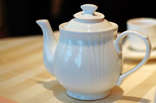 A close up shot of Chinese tea pot