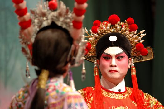 The performance of Guang Dong (Chinese) opera