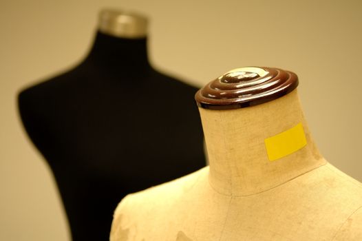 The detail of tailor or dressmaker dummy