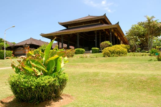 Hut at Tanah Lot temple, Bali indonesia