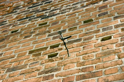 Photo of a brick wall in the long term
