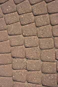 Photo of road laid out by a stone