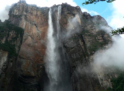 World´s highest Waterfalls Angel Falls in Venezuela