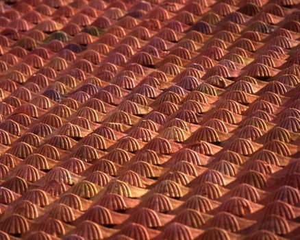 Terra Cotta roof tiles of Hoi An, Vietnam
