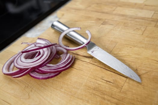 Onion and knife