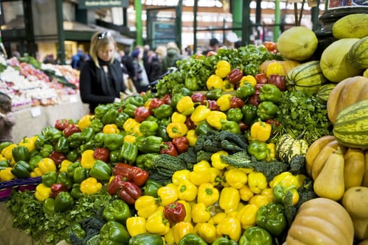 vegetables on market place