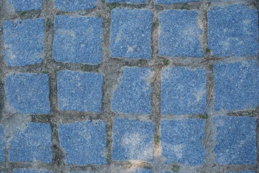 Portuguese tradition blue 'Calçada' stones