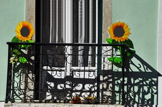 portugal; culture; balcony; old; house; exterior; building; residential