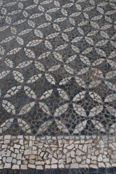 typical pavement on Portugal 'calçada'