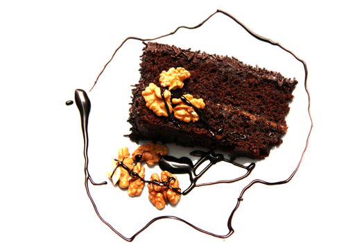 beautiful and delicious chocolate cake