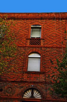 brick, house, residential, structure, nobody, wall, outdoors