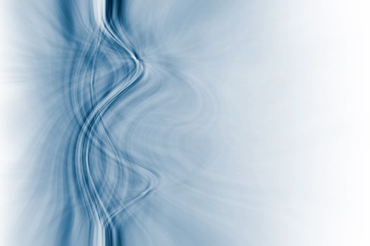 It is a blue and white abstract background.