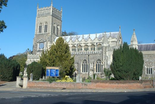 Traditional english parish church