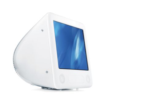 White Desktop Monitor
