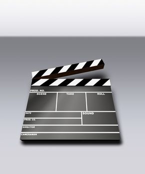 Clapper Board (3D image)