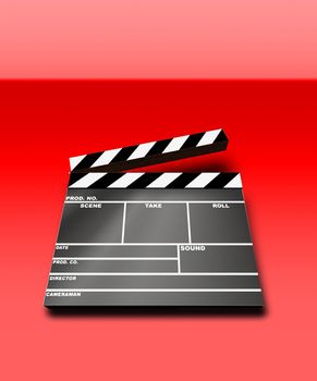 Clapper Board (3D image)