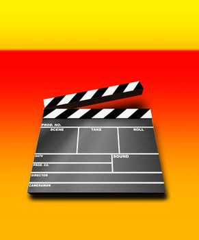 Clapper Board (3D image)