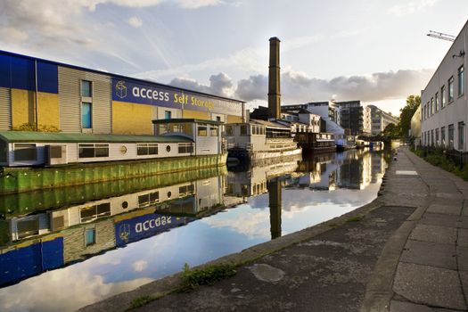 The Regent canal boat in Camden Lock, London