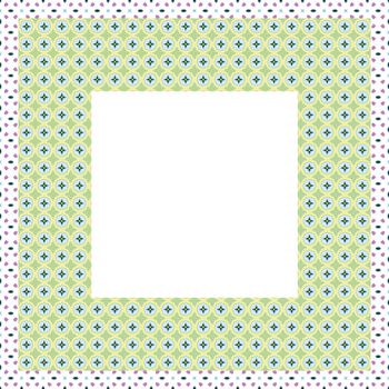 frame texture with ornamental pattern and empty center