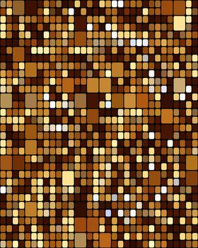 seamless texture of many brown blocks in different sizes