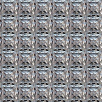 seamless texture of glossy metal classic ornamental shapes