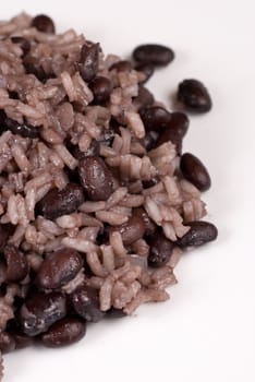 Gallo pinto, staple food for a central american breakfast