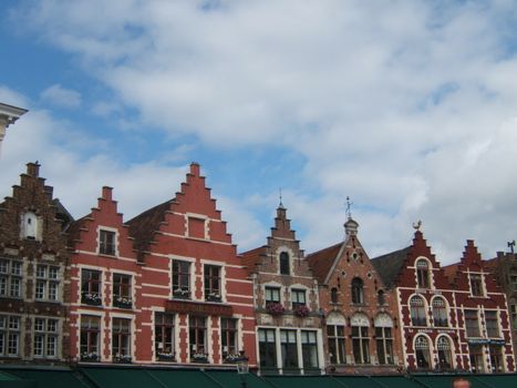roofs in bruges belgium