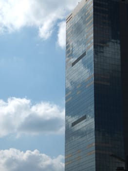 sky into skyscraper