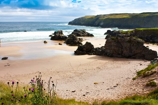 Award winning Durness spectacular beach, Sutherland, Scotland