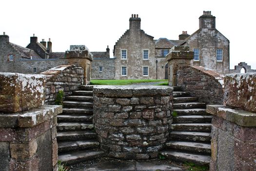 Traditional English mansion in Scotland, Shuterland, approximative 200 years old