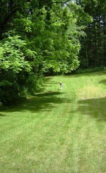 Child on the path