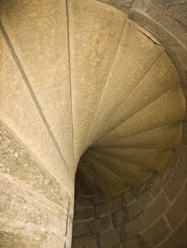 Building interior. Detail of a 400 years old Italian castle - Piemonte reagion