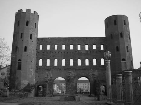 Porte Palatine Roman gates, Turin, Italy