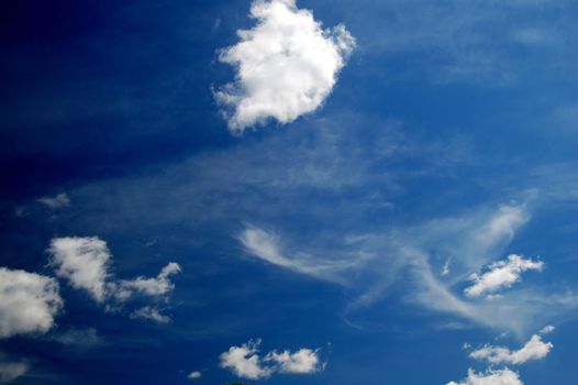 Cloudy sky background