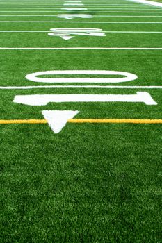 A Astro turf football field