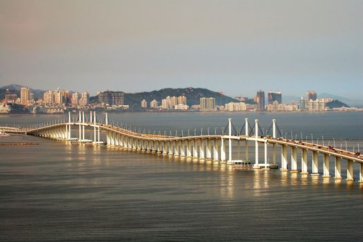 The second birdge, friendship birdge, in Macau