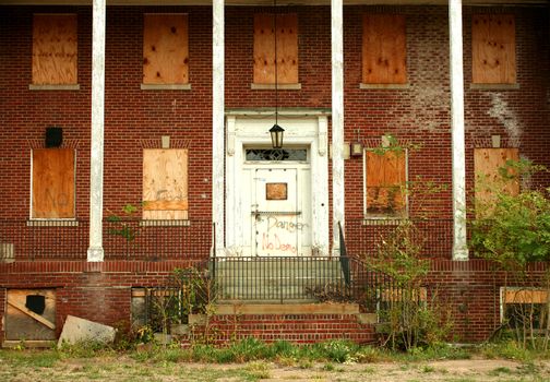 A Old abandoned building