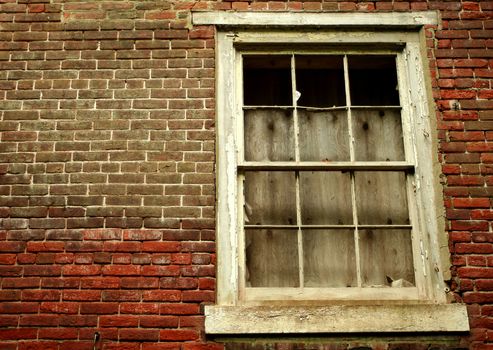 A Window on a abandoned building