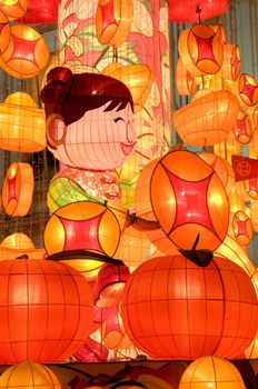 Paper made artwork for celebrating Chinese New Year