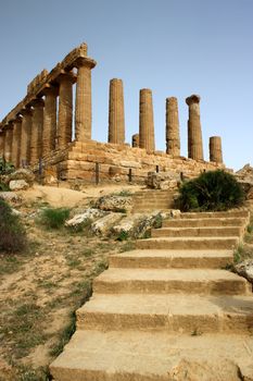 Temple of Magna Grecia, Valle dei Templi, Sicilia, Italia