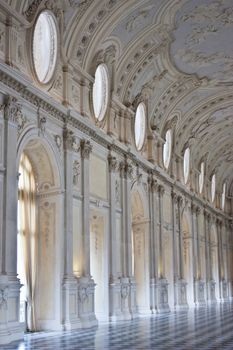 Diana's Gallery in Venaria Reale (Italy) royal palace